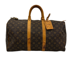 Keepall 50, Canvas, Mono,Marron, FL0034